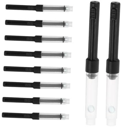 VILLFUL 10pcs Ink Converter for Fountain Pens Refillable Tool for Extended Writing and Enhanced Longevity Compatible with Various Brands and Models