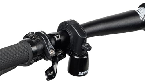 ZEFAL Trail Bike Bell Campanello Bici MTB e Gravel – Udibile fino a 80 metri – Campana in Ottone – Fissaggio Universale da 22,2 a 35 mm