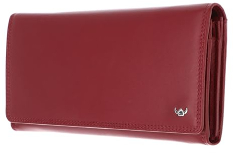 Golden Head Leder Geldbörse Polo RFID Protect Damenbörse 2802 Rot dunkelrot
