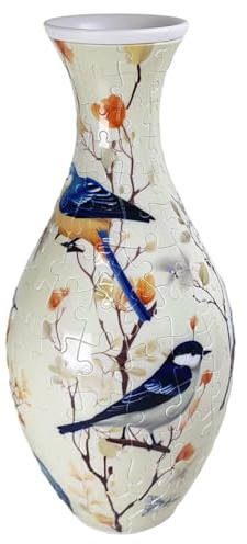 3D-Puzzle-Vase, ineinandergreifende Kunststoffteile für Blumenarrangements, Heimdekoration, Kinder und Erwachsene