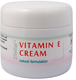 The House of Mistry Natural Vitamin E Cream 50g - Moisturising & Rejuvenating, Gentle for Restoring Balance, Dryness, Stretch Marks & Anti-Aging - Vegan Face & Body Cream