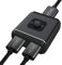 ABLEWE Aluminum HDMI Switch 4K@60Hz, 1x2 or 2x1, Supports 4K 3D 1080P, Compatible with Laptop, Gaming Console, Blu-ray Player, Television, Projector, Monitor