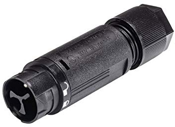 Wieland Mini Steckverbinder RST16I3/2S S1 ZT4 SW 2-polig Steckerteil Kodierung schwarz Gehäuse schwarz