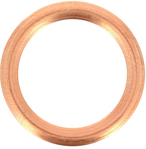 Restagraf - Joint de Vidange Cuivre Rond - Diam. 16 x 22 x 2 mm - Compatible avec un Grand Nombre de Véhicules et de Moteurs - Réf. 227372 - Blister de 4
