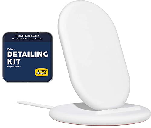 Google Pixel Stand Fast Wireless Charger - Compatible with Pixel 5, 4, 4XL, 3, 3XL - Bundle with Cleaning Kit
