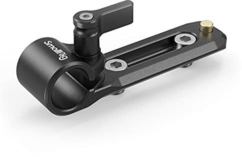 SMALLRIG Morsetto per Asta da 15 mm per Follow Focus, Universale Rod Clamp con Rail NATO - 3011