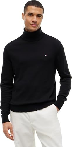 Tommy Hilfiger Herren Pullover Pima Cashmere Roll Neck mit Rollkragen