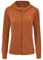 donhobo Laufjacke für Damen Sportjacke Trainingsjacke voll Reißverschluss Trainingsanzug Leichte Atmungsaktiv Jacke mit Daumenloch (Orange, XL)