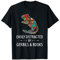 Easily Distracted By Gerbils & Books Lover Gift Gnawer Pet T-Shirt