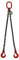 Joma-Tech 2-Strang Anschlagkette 1,5m GK8 8mm schwarz