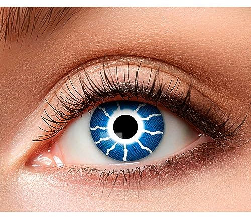 Boland - Lentilles de Contact Motif coloré, 2 pièces, lentilles Semaine sans Ordonnance, Port journalier, Carnaval, soirée déguisée