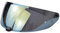 Shkalacar Motorrad Windschutzscheibe Helmlinse Ersatz für HJC i70 i10 Helm, Anti UV, Antibeschlag und Antikratzer Helmvisier(Gold)