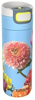 Kambukka Etna 500ml / 17oz Insulated Travel Mug in Stainless Steel, Leak-Proof Thermos with Snapclean Technology, Ideal for hot and Cold Drinks, Non-Slip Bottom - Morning Glory