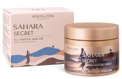 Simon & Tom Crema hidratante multiusos para rostro, ojos y cuerpo | Crema antimicótica para pieles secas, eccema, psoriasis, estrías, estrías y erupciones cutáneas | Vegana y sin parabenos | 150 ml