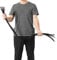 Armpow 20 fascette stringicavo lunghe 9 x 1500 mm, resistenza alla trazione 80KGS/175LBS, resistenti ai raggi UV, fascette stringicavo in nylon spesso per la gestione dei cavi (nero)