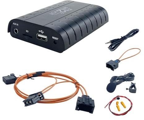 Bluetooth A2DP-Schnittstelle für E60 E61 E90 E91 E92 E93 E70 E89 M-Ask CCC CIC Freisprecheinrichtung Unterstützt SD USB AUX