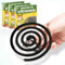 Spirali di citronella con supporto metallico per uso esterno, incenso a spirale antizanzare 30 pezzi