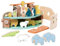 Classic World Holzschiff Arche Noah | Taufgeschenk | Montessori Spielzeug 2 Jahre | Holzspielzeug Bibel | Taufgeschenke für Jungen Mädchen | Außergewöhnliches Taufgeschenk