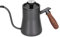 Topyond 550ml Gooseneck Coffee Kettle, Pour Over Coffee Maker with Thermometer Filter, Food Grade Stainless Steel Water Kettle, Tea Pot for Home and Kitchen(Black)