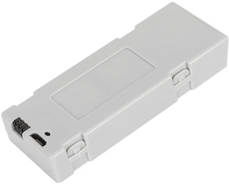 Tragbare 3,7 V 2600 MAh UAV-Lithium-Batterie mit Kunststoffgehäuse, Leistungsstarke Quadrocopter-Batterie für E88 E88PRO E525 E99 E99PRO P1 P5PRO K3 S1 P8 S98 (Grey)
