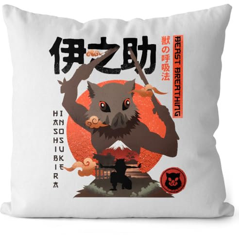 style3 Inosuke Beast Kissen mit Füllung 40cm Baumwolle Demon Anime Japan Manga