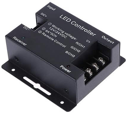 OSALADI Rgb- -lichtstreifen-controller Touch-dimmer-funktion Fernbedienung Mit 6 Tasten Für Einfache Bedienung Im Innen- Und Außenbereich