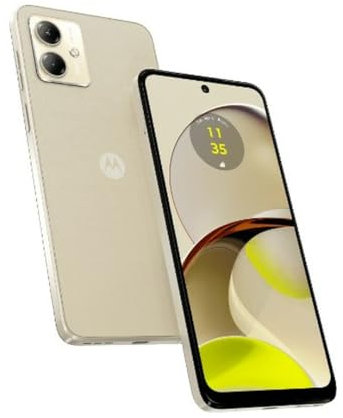 Motorola Smartphone Moto g14 6,5 Octa Core UNISOC T616 4 GB RAM 128 GB Crema