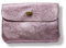 Générique Porte Monnaie Femme Cuir Irisé Métalisé, Porte Carte Brillant, 3 Compartiments, Etui RFID (Rose Perle)