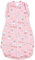 TupTam Baby Pucksack OEKO- TEX zertifizierte Materialien Swaddle Bag Wattiert Babyschlafsack 2.5 TOG unisex, Farbe: Unwattiert 0.5 TOG/Bärchen Hug Me Rosa, Größe: 0-3 Monate