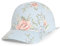 Gifts Treat Mädchen Baseballkappe blau Sonnenhut für Kinder einstellbare Baseballkappe für Mädchen, Blaue Blume, 3-10 Jahre