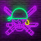 PILOYINDE One Piece-Roronoa Zoro Neon schild Anime Zoro Neonlicht für Wanddekoration One Piece Led Schild für Zoro-Fans Schlafzimmerdekoration Weihnachtsgeschenke Männergeschenke