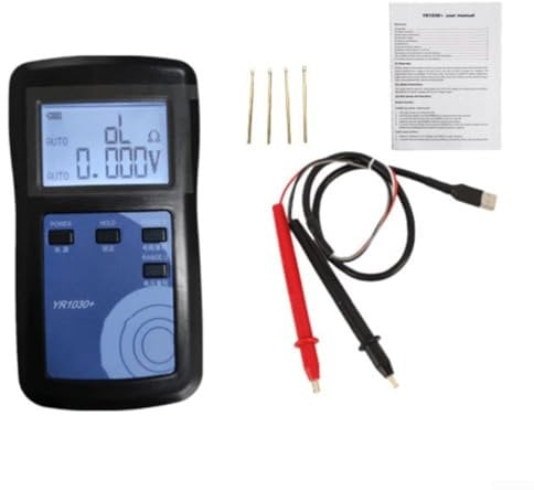 Zilimontt Tester di tensione della batteria YR1030+, misuratore di resistenza interna della batteria, strumento di misurazione veloce, per bassa resistenza e alta velocità di scarica test della