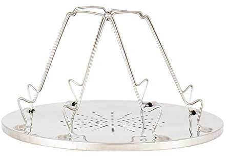 MEIBAOGE Toast Rack Simple Portable Stainless Toast Rack Outdoor Camping Toaster Folding Portable Grill Multi-Purpose Stove Grill