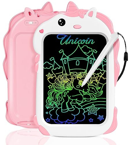 Carnet à croquis licorne pour enfants, jouets éducatifs, cadeaux de licorne, pour filles de 3, 4, 5, 6, 7 ans