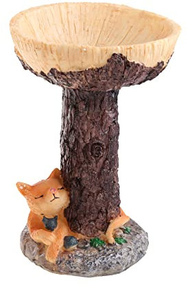 Sculpture en résine en forme de souche d'arbre - Décoration de bureau
