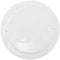 ANDRESLAD Couvercle De Poubelle De Cuisine Compact Avec Rabat Blanc Diamètre 210 Mm En Acier Inoxydable Facile À Utiliser