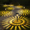 CGN 8 Pezzi Luci Solari da Giardino, Lampada Solare da Esterno Bianco Caldo, Impermeabile IP67 Luci Solari Esterno con Motivi per Decorazione di Giardini, Cortile, Prato, Paesaggio, Vialetto