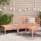 CINDERFUL Gartensofa 3-Sitzer Massivholz Douglasie,3Sitzer Gartensofa aus Douglasienholz Modulares LoungeSofa für Terrasse und Balkon Gartensitzmöbel