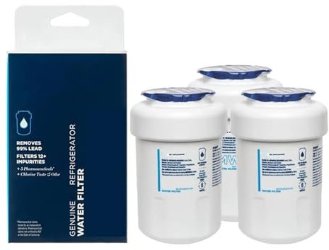 Zhyepou Ersetzen Sie den Wasserfilter des Kühlschranks von General Electric. Kompatibel mit dem Filterelement des Kühlschrank-Wasserreinigers MWF FMG-1(10Pcs)