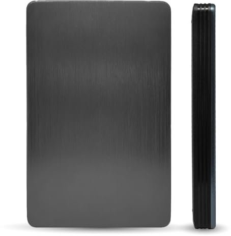 500GB Portable External Hard Drive – Ultra Slim USB 3.0 HDD with LED Light Indicator – Plug & Play Backup Storage Device – Portable Hard Drive for PC, Mac, PS4, & More – Universal Compatibility