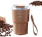 Tumbler with Straw, 360ml Insulated Travel Mug, 2.76x2.76x5.71 Inches Hot Cold Beverage Retention, Portable Stainless Steel Cup with Sipper Lid, Gym and Outdoor
