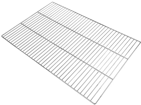 Packool Griglia da forno ad alte prestazioni, 23,6 x 15,7 pollici/60 x 40 cm, in acciaio zincato, griglia universale antiscivolo per forno interno e barbecue all'aperto