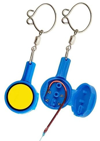 Solvind 2 PCS Fishing Knot Tying Tool Multifunctional Fish Line Tie Tool Portable Fishing Hook Covers Fishing Gear Gifts for Men Safe Knotting