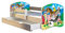 Kinderbett Jugendbett mit einer Schublade und Matratze Sonoma mit Rausfallschutz Lattenrost ACMA II 140x70 160x80 180x80 (34 Farm, 180x80 + Bettkasten)