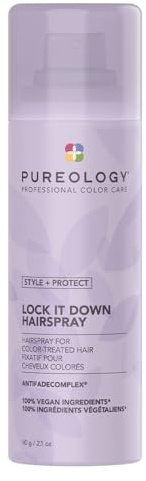 Pureology Style + Protect Lock It Down Hairspray – Maximum Hold, 11 oz