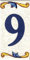 Numero civico esterno. Numeri civici esterni. Numero civico esterno moderno. Numero civico esterno ceramica. Nomi, indirizzi e segnaletica. Design “Craquelé (Numero Nove 9)