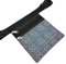 BiotaBags - Riñonera plana artesana de tela, Bolso de cadera, Bandolera lateral cintura con dos bolsillos, Faltriquera (Flor Barcelona)