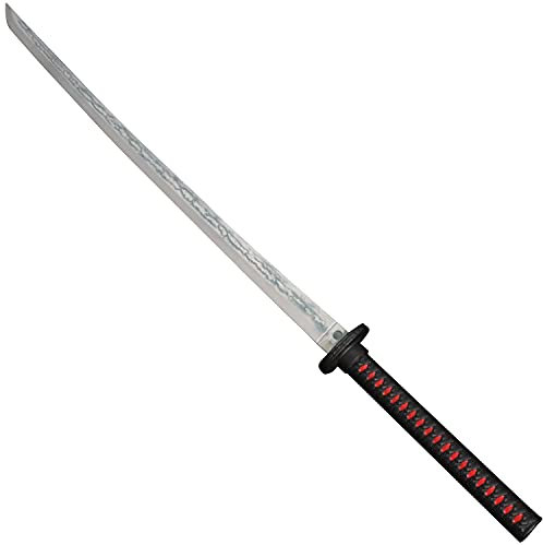 Original Cup Katana | Spada Giapponese | qualità Premium | Nero | Cosplay | Ultra Realistico e Forte | Polistirolo | Accessorio Horror | Party | Halloween | 100% Divertimento