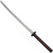Katana | Japanisches Schwert | Premium Qualität | Schwarz | Cosplay | Ultra Realistisch und Stark | Polystyrol | Horror Zubehör | Party | Halloween | 100% Spaß | OriginalCup®