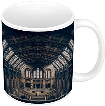French Unicorn Ceramic Coffee Mug 325ml Natural History Museum of London England Monument